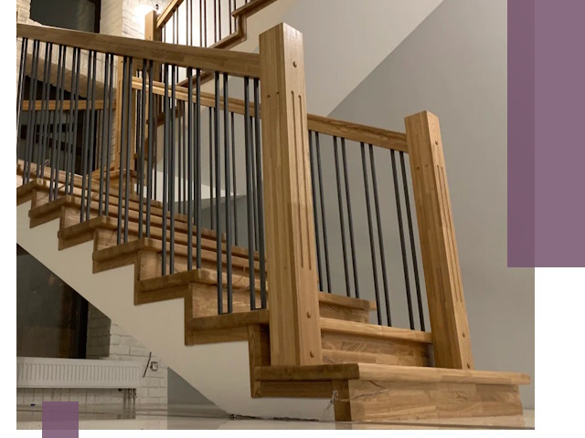 Реставрация деревянных и металлических лестниц в Златоусте