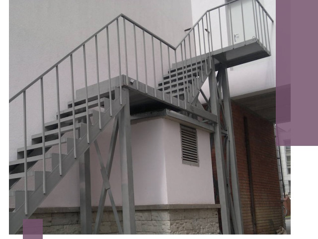 Монтаж пожарных лестниц под ключ в Златоусте с гарантией качества