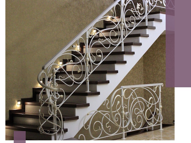 Кованые лестницы под ключ в Златоусте — изготовление и монтаж