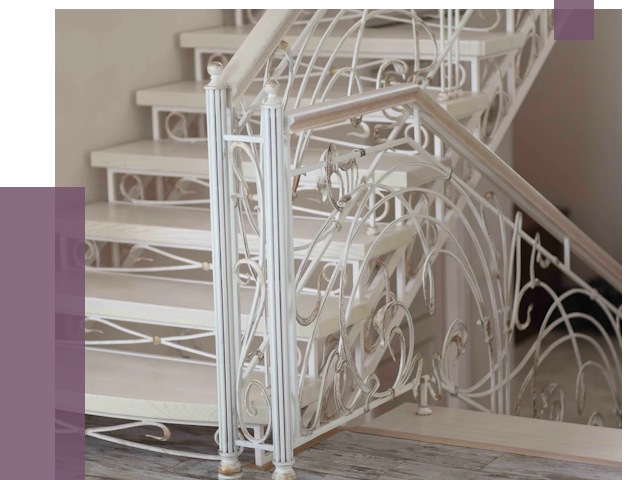 Изготовление кованых лестниц на заказ в Златоусте от 87635 руб. | ПРОЛЁТ-Злт