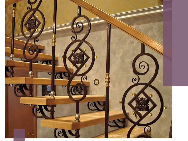 Изготовление кованых лестниц под ключ в Златоусте