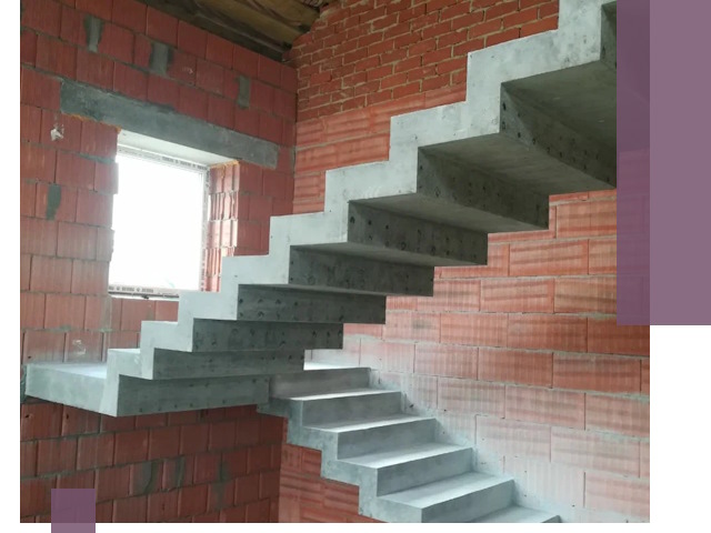 Бетонные лестницы под ключ в Златоусте: монтаж, демонтаж, ремонт