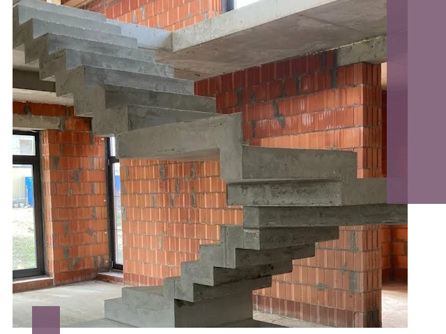 Изготовление бетонных лестниц под ключ в Златоусте