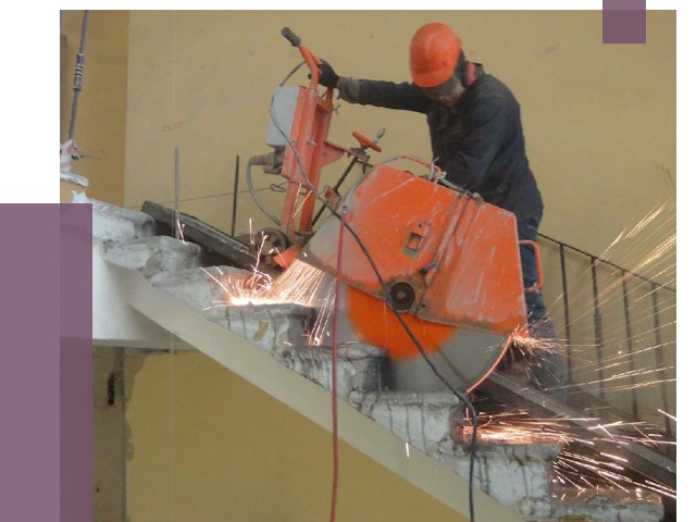 Демонтаж бетонных лестниц в Златоусте от 4640 руб. за м2 | ПРОЛЁТ-Злт