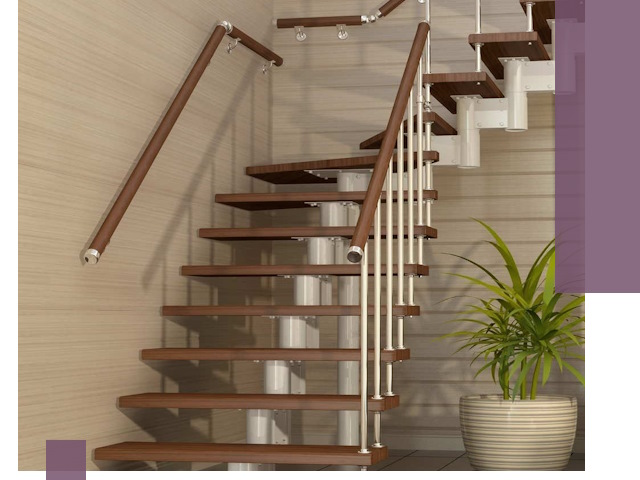 Изготовление модульных лестниц под ключ в Златоусте