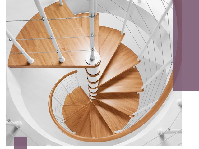 Изготовление винтовых лестниц под ключ в Златоусте