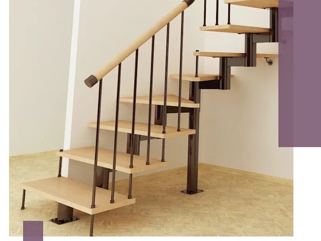 Монтаж лестниц на больцах в Златоусте — быстро и надежно