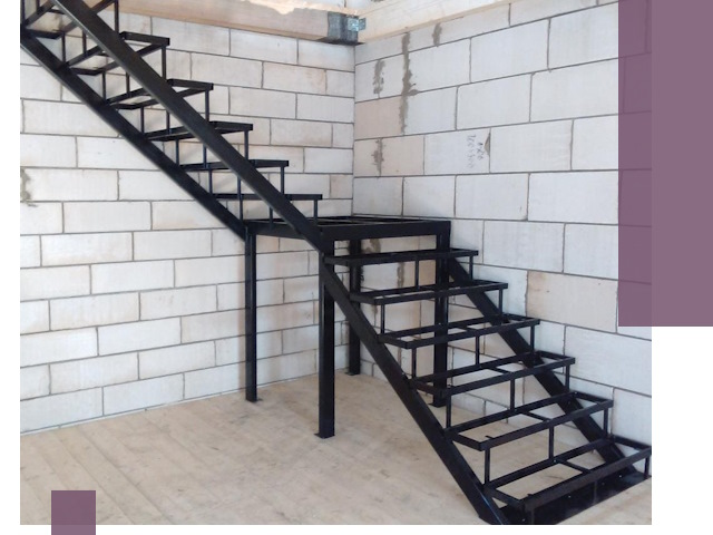 Лестницы на металлокаркасе под ключ в Златоусте — изготовление и монтаж