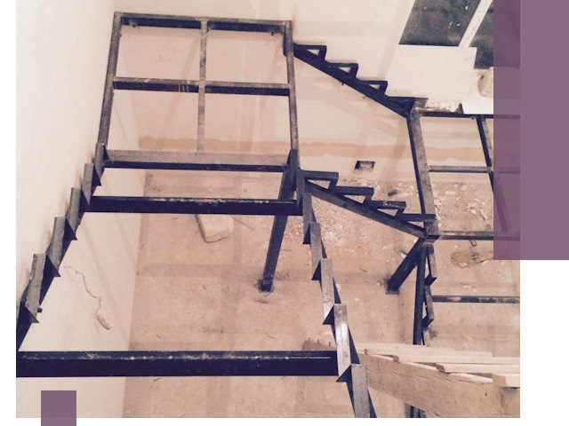 Монтаж лестниц на металлокаркасе в Златоусте быстро и качественно