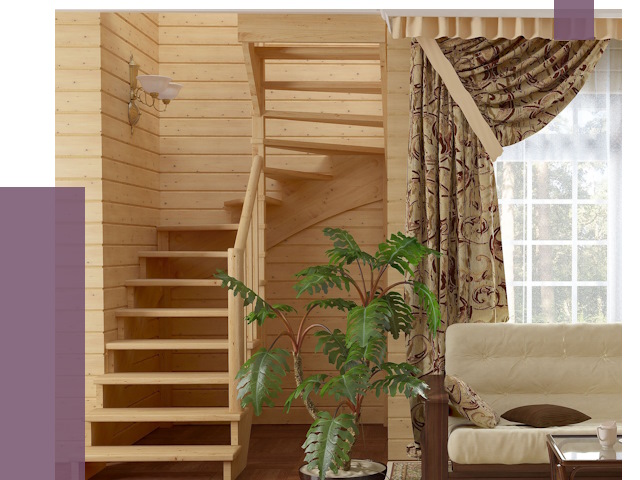 Лестницы для дачи в Златоусте от 76552 руб.  | ПРОЛЁТ-Злт