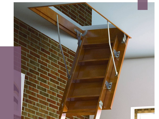 Установка чердачной лестницы в Златоусте от 7887 руб. | ПРОЛЁТ-Злт