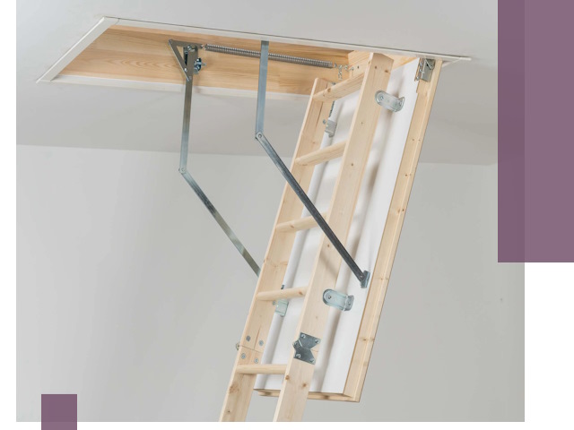 Установка чердачной лестницы под ключ в Златоусте