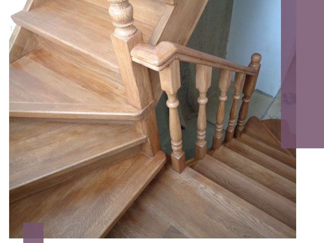 Дубовые лестницы под ключ в Златоусте: изготовление и монтаж