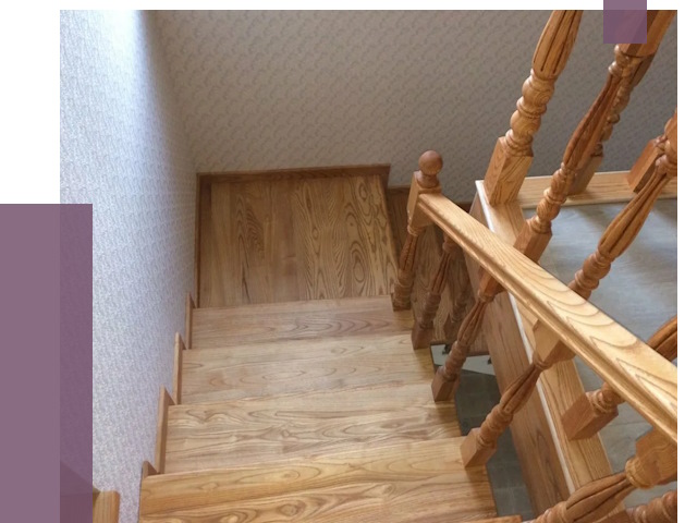 Сосновые лестницы в Златоусте под ключ от 8145 руб.  | ПРОЛЁТ-Злт