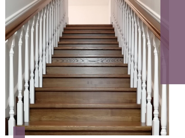 Лестницы из ясеня на заказ в Златоусте — изготовление и монтаж