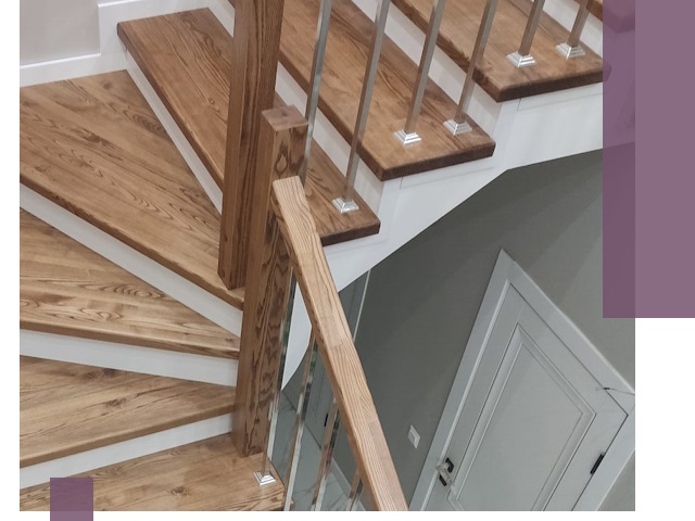 Обшивка металлических лестниц под ключ в Златоусте