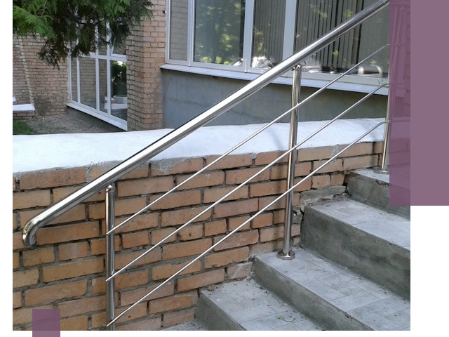 Перила из нержавеющей стали высокого качества в Златоусте