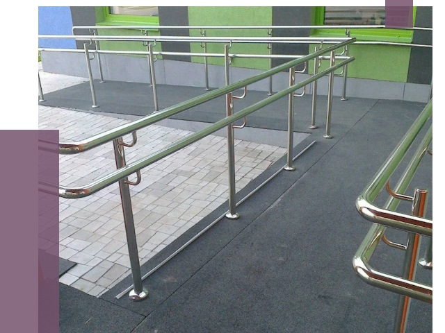 Ограждения пандусов в Златоусте от 4382 руб. монтаж | ПРОЛЁТ-Злт