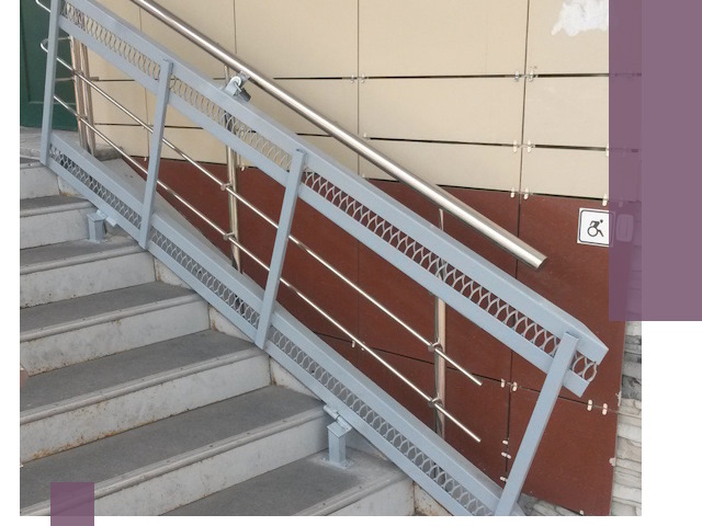 Изготовление откидных пандусов под ключ в Златоусте