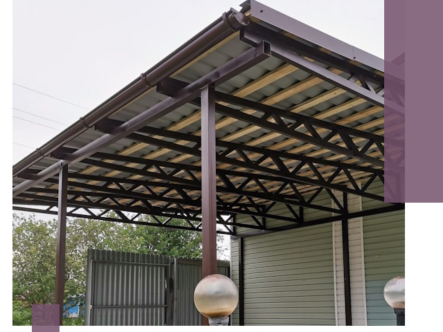 Навесы под ключ в Златоусте: изготовление, монтаж и гарантия