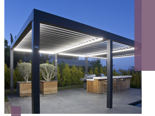 Навесы отдельно стоящие под ключ в Златоусте из металла и поликарбоната