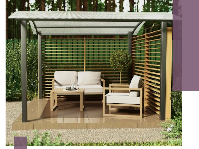 Навесы для дачи в Златоусте: изготовление, монтаж и демонтаж