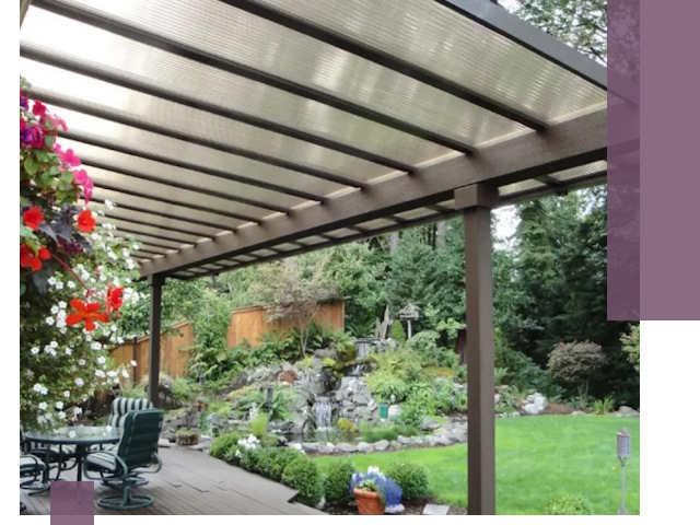 Навесы из поликарбоната под ключ в Златоусте быстро и надёжно