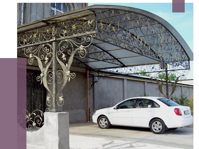 Кованые навесы в Златоусте от 14692 руб. | ПРОЛЁТ-Злт