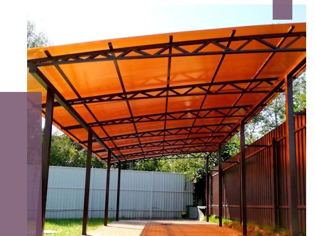 Односкатные навесы под ключ в Златоусте от 13248 руб. 