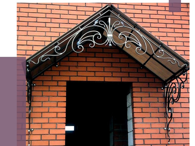 Металлические козырьки в Златоусте от 10774 руб. 