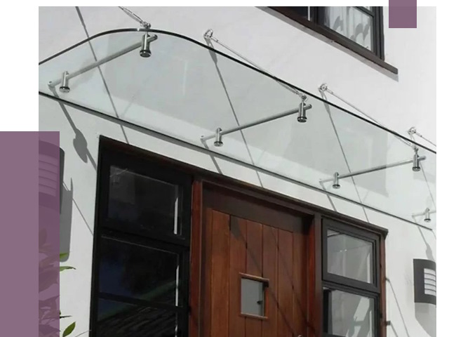 Стеклянные козырьки в Златоусте от 19074 руб. | ПРОЛЁТ-Злт