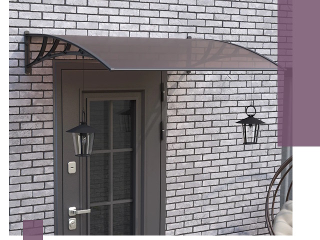 Недорогие козырьки и навесы под ключ в Златоусте