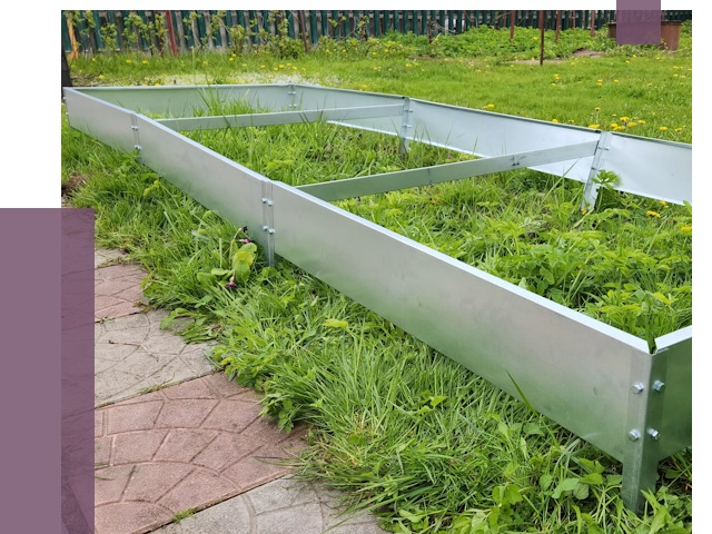 Металлические бордюры для грядок в Златоусте от 1804 руб. 