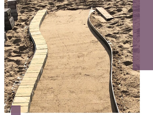 Металлические бордюры для тротуаров в Златоусте — прочные и долговечные