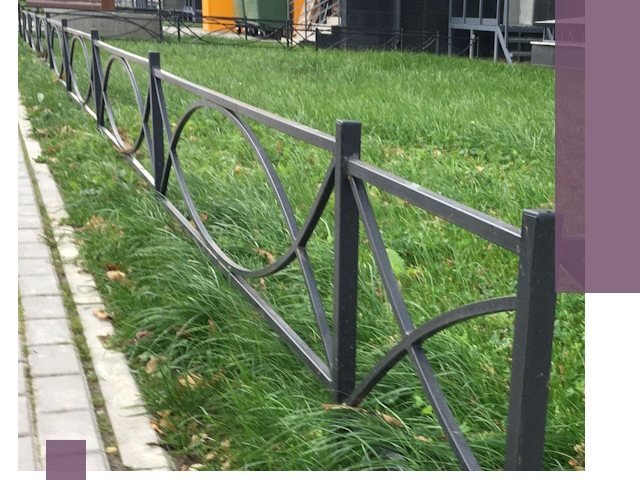 Газонные ограждения из металла в Златоусте — монтаж и продажа