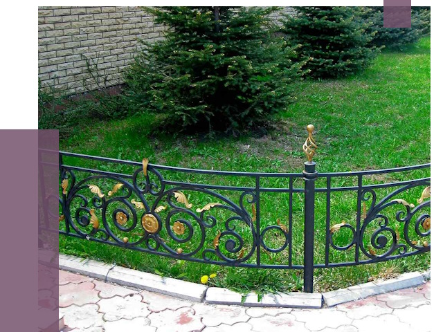 Кованые газонные ограждения в Златоусте от 7681 руб. — ПРОЛЁТ-Злт