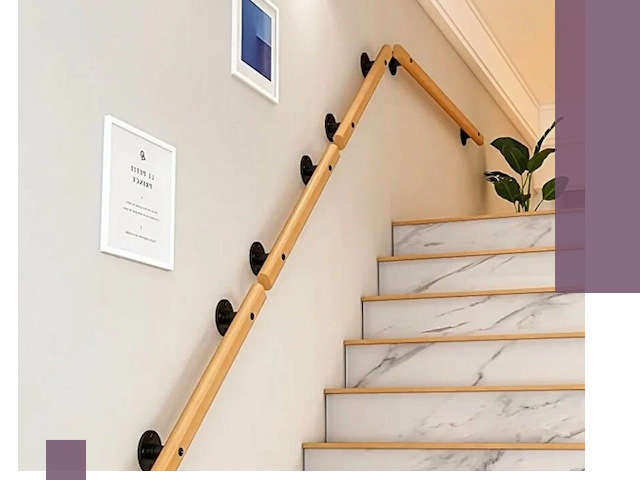 Поручни металлические и деревянные под ключ в Златоусте