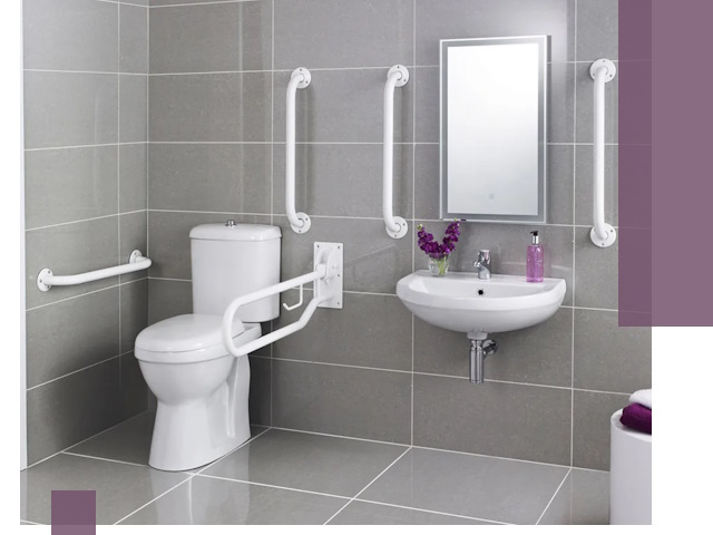 Поручни для санузлов в Златоусте: установка, ремонт и монтаж